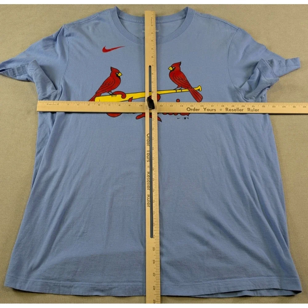 St Louis Cardinals Jersey Shirt Mens XL Blue Nike Yadier Molina Retro 80s MLB